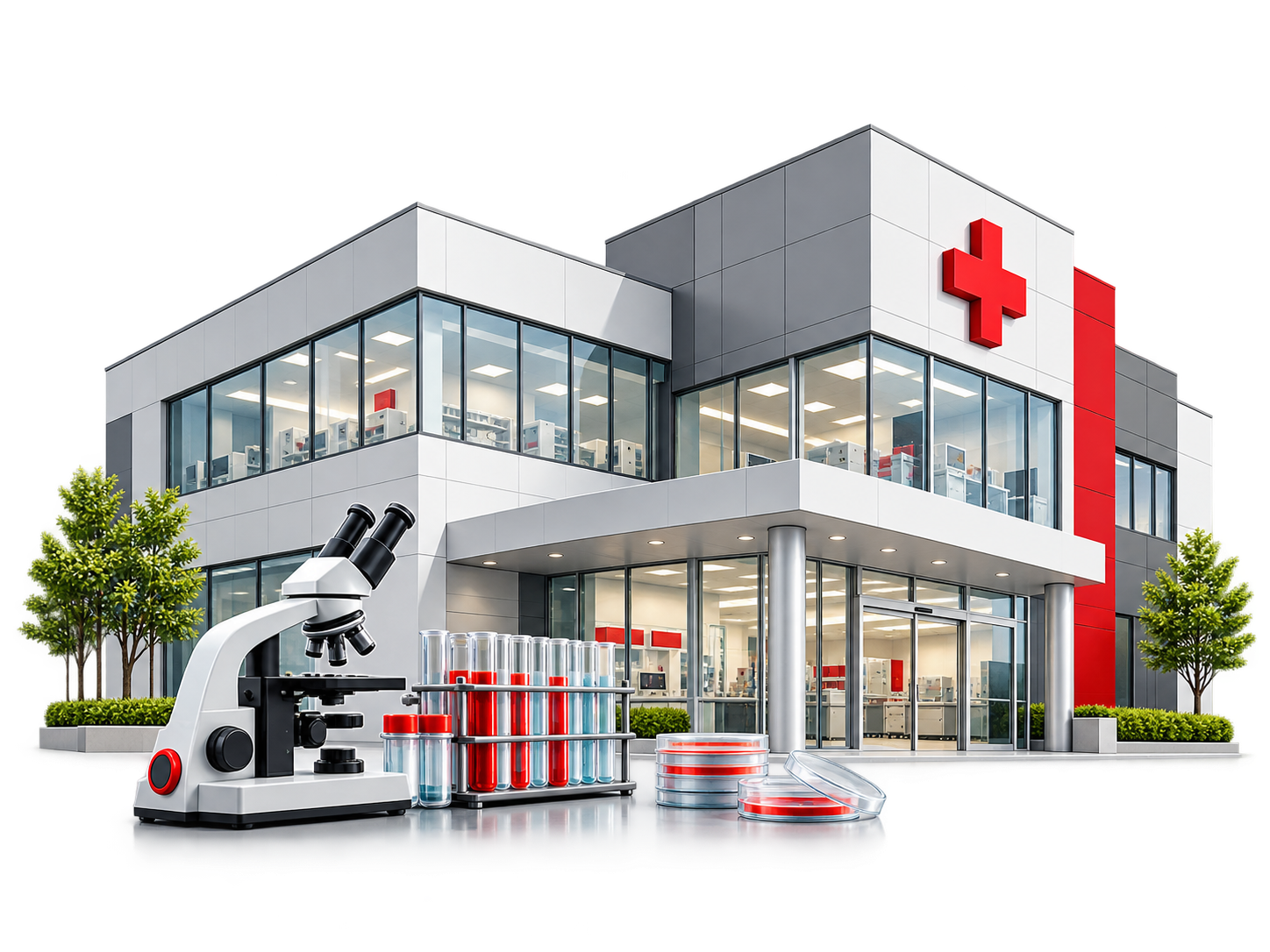 Hospitales y laboratorios